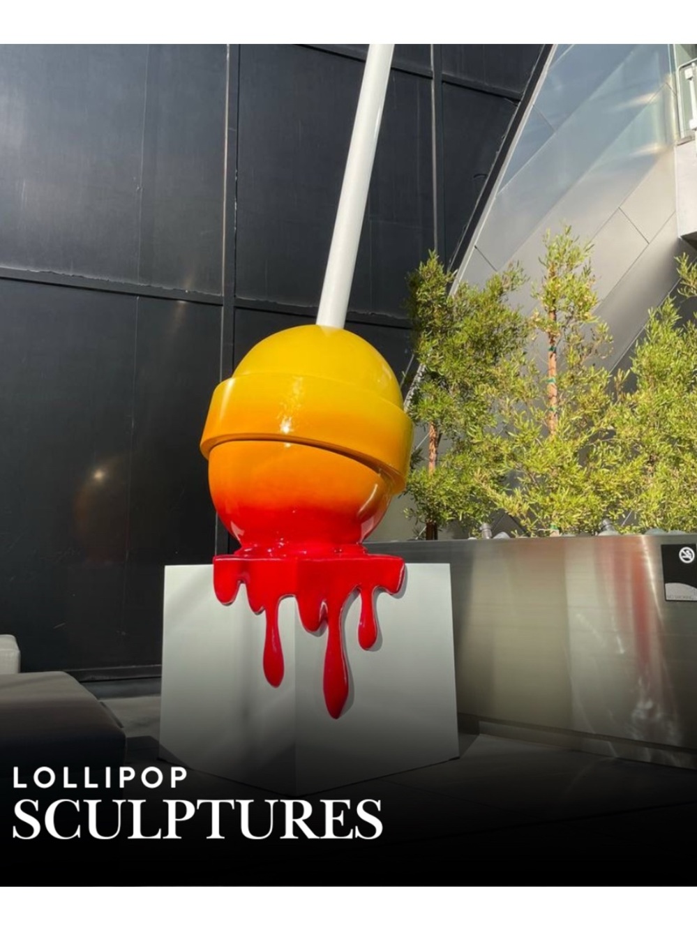 Elena Bulatova Original Pop Art Style Mini Lollipop Sculpture – “EB 2020”